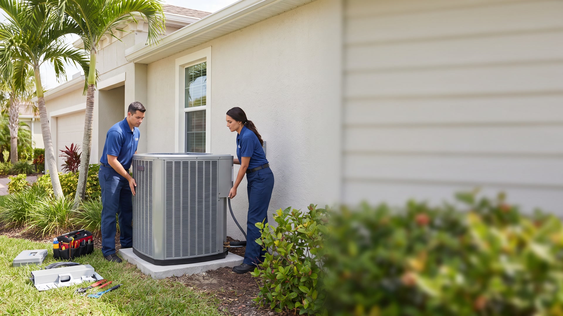 New air conditioning system installation